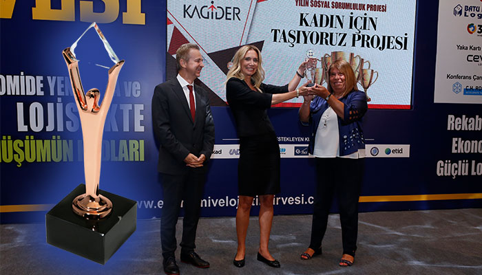 DFDS ve KAGİDER'in "Kadın İçin Taşıyoruz” projesine ödül