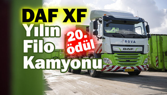 DAF XF'e "Yılın Filo Kamyonu" ödülü