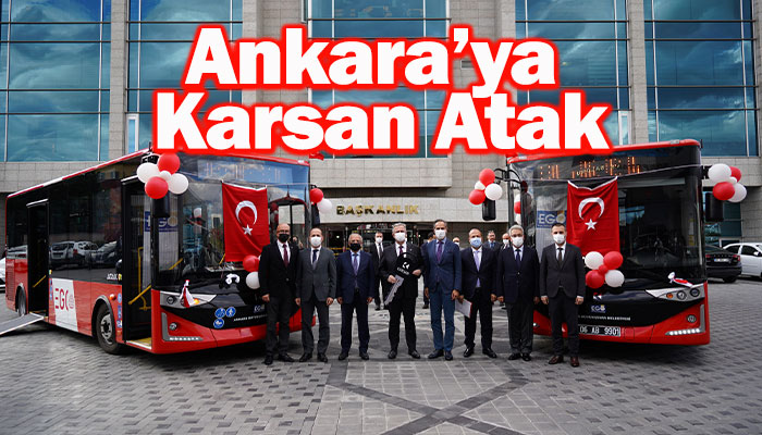 Ankara Büyükşehir Belediyesi’ne 50 adet Karsan Atak otobüs