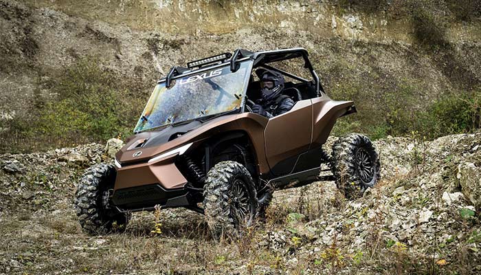 Lexus hidrojen motorlu maceracı ROV Buggy Konseptini tanıttı